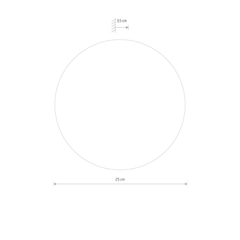 Sieninis šviestuvas RING LED WOOD M 10281