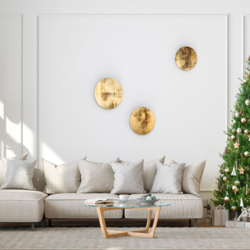 Sieninis šviestuvas RING LED WOOD M 10281