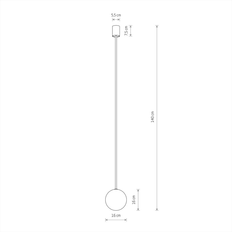 Pakabinamas šviestuvas KIER L 10310