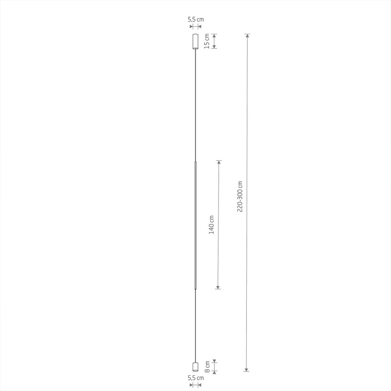 Pakabinamas šviestuvas VERTIC LED 3000K 19W 10362