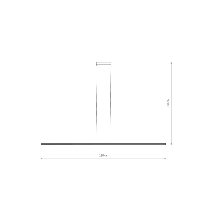 Pakabinamas šviestuvas BAR LED L 3000K 36W 10365