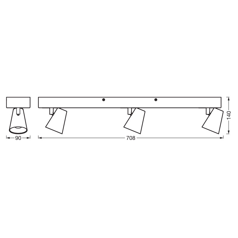 Lubinis šviestuvas DECOR SP NEPTUNE 27W 3000K 4058075833753
