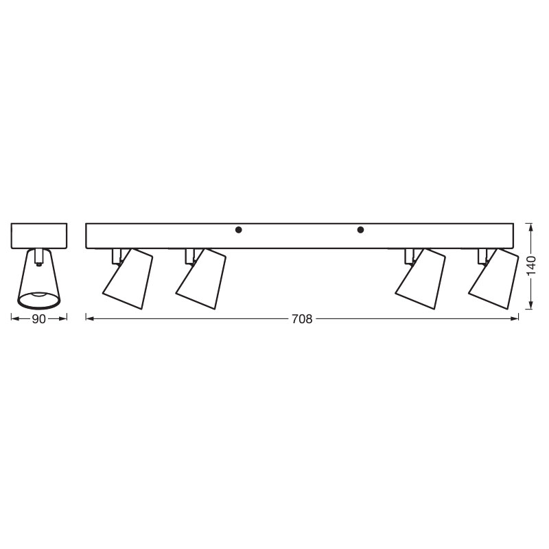 Lubinis šviestuvas DECOR SP NEPTUNE 27W 3000K 4058075833777