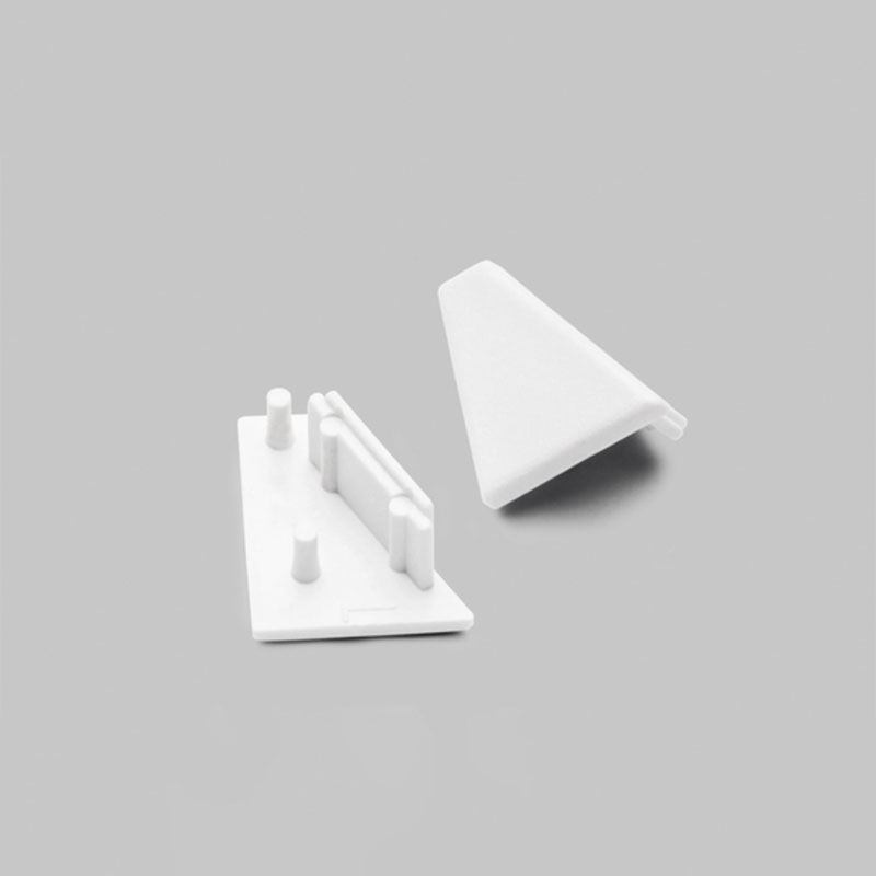 LED profilio užbaigimo dangtelis CORNER10 2VNT 83150001