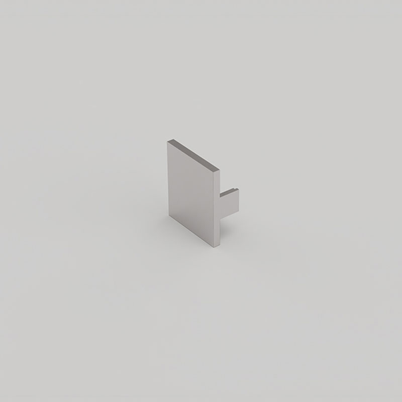 Magnetinės sistemos "MUSE" galo dangtelis dekoratyviniam uždengimui nickel Z5000-48.SR.ECD.NI