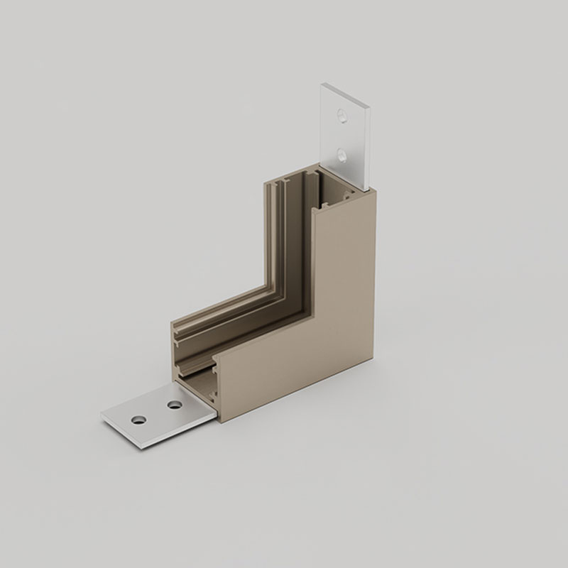 Magnetinės sistemos "MUSE" vertikalus kampas 90° light copper Z5000-48.SR.VC.LC